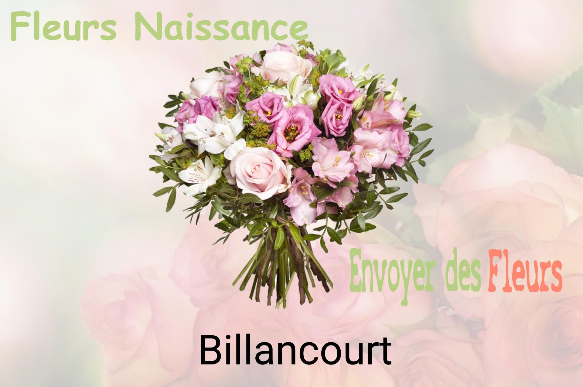 Bouquet de fleurs de naissance livré à Billancourt